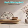 Folding Fan Stand Transparent Acrylic Paper Fan Rack Japanese Style Hand Fan Holder for Collectors and Enthusiasts