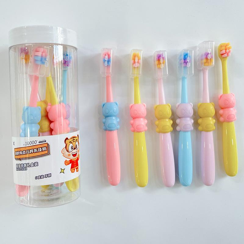 Soft Bristle Children Toothbrush Set Cute Design Kids Toothbrush for Daily Oral Care