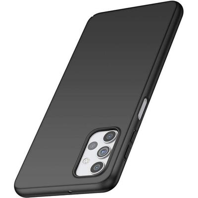 Etui ochronne - BOOLING - dla Samsunga Galaxy A32 5G - Płynny Silikon - Wstrząsoodporne - Smukłe - Czarne