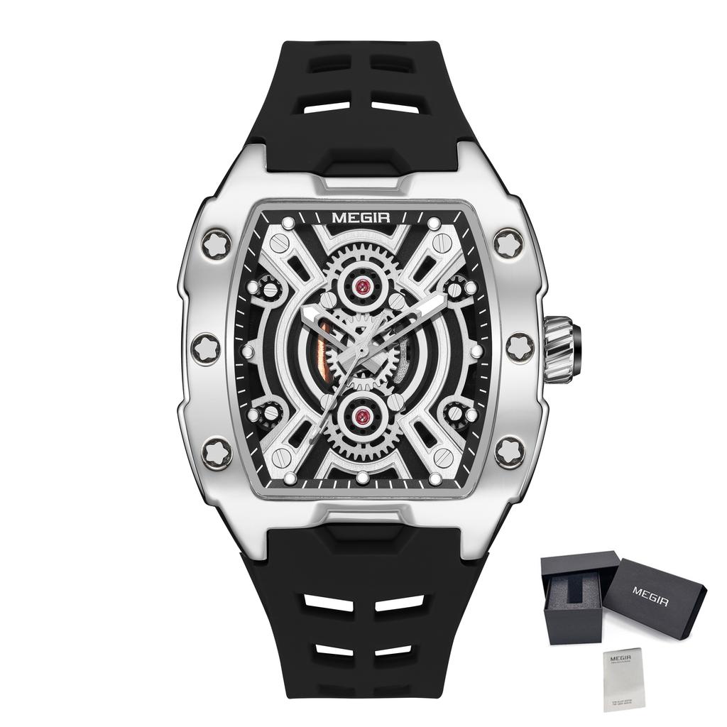 MEGIR Luxus Herrenuhr Mode Design Quarz Uhr Militär Sport Leuchtzeiger Armbanduhr Uhr Freizeit Relogio Masculino 8116