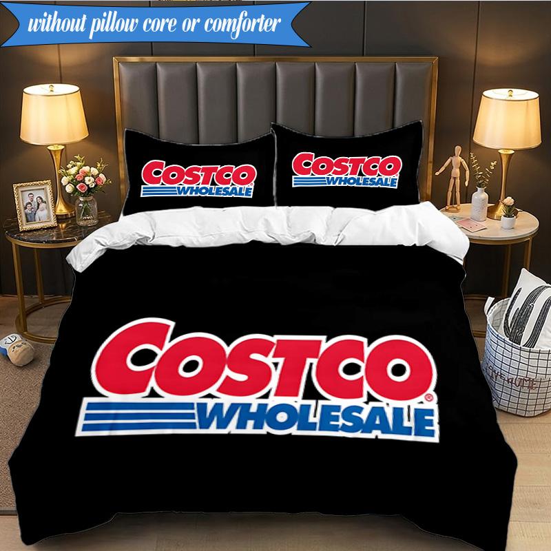3PCS Costco Bedding Set Duvet Cover Closure Includes 1 Duvet Cover & 2 Pillowcases for All Seasons Bedroom Decor Christmas Fan gifts