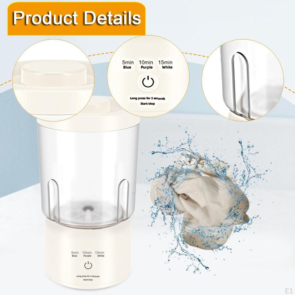 Underwear Washing Machine Portable Mini Lightweight Small Washer for