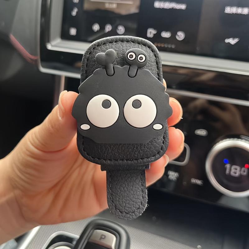 

1pc Cute Coal Spirit Design Magnetic Glasses Holder - Stylish Strong Magnetic Stand for Glasses, Car Interior Accessory
