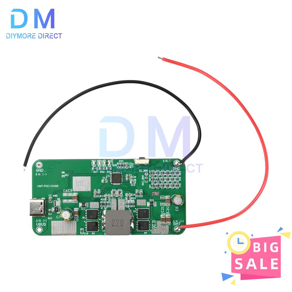 PD3.1 140W Bidirectional Fast Charging Mobile Power Module 2S 3S 4S 5S 6S Lithium Battery Charge Li-ion Lifepo4 BMS Charger