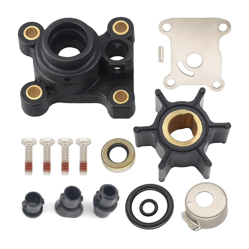 Water Pump Impeller For Johnson/Evinrude 9.9hp 15hp Outboard Motor Engine 394711 Complete Replacement Water Pump Impeller Kit