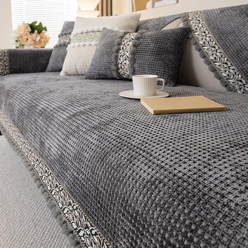 Sofa Cushion Is Universal In All Seasons, Dirt-Resistant And Non-Slip, Advanced Seat Cushion  New Sofa Cover Chenier Cover