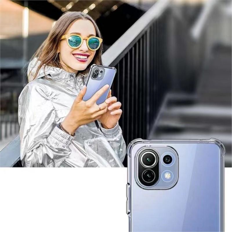 1.5MM Thick Air-Bag Clear Case for Xiaomi Mi 11 Lite 12S 12X 11T 12T 13 13T Pro Mi11 Ultra Mi12 NE Mi13 Lite 5G Cover Cases
