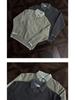 Herren V-Ausschnitt Retro-Stil Strickoberteil - Fake Zweiteiler, Winter Kragen, Lockerer Schnitt