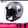 Lightweight Retro Cruiser Motorcycle Helmet Men Women Full Face DOT Approved Vintage Style