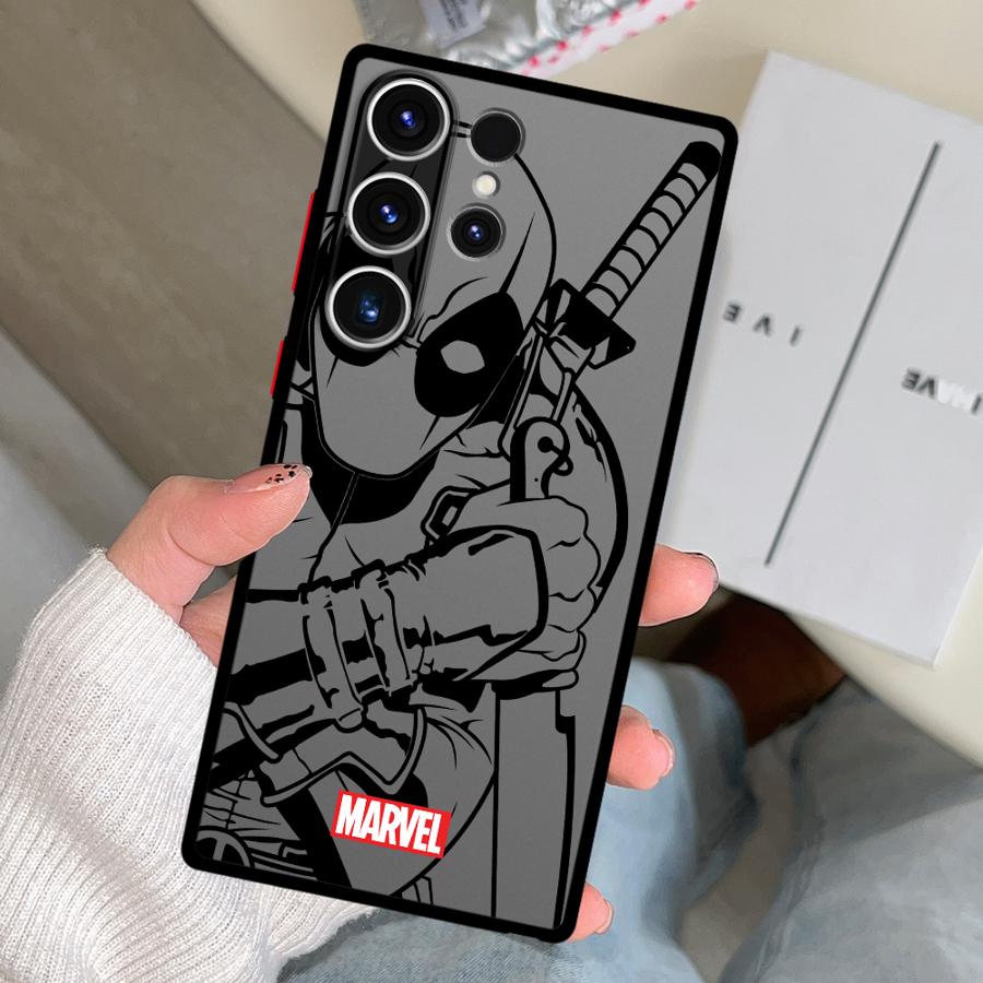 Marvel Sipiderman Ironman Case for Samsung Galaxy S26 S22 S20 S25 Ultra S21 S24 Plus S23 FE Note 20 10+ Funda Phone Cover