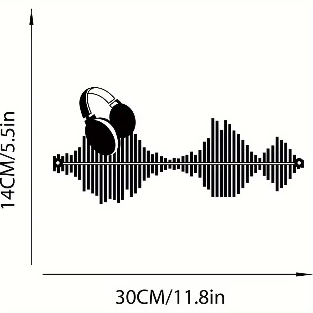 1 шт. Ритм музыки настенное металлическое настенное искусство — фото 7