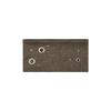 METAL EYELET WIDE HAIR BANDANA_BROWN