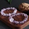 [New Product Optimization] Natural Lavender Amethyst Ice Lavender Light Purple Crystal Single Ring Bracelet Men's