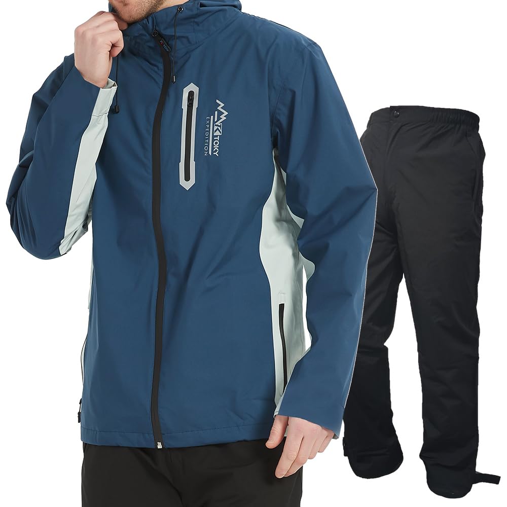 

Arashiyama Golf Непромокаемая одежда Идеально подходит для и и Идеально подходит для улицы и Мужской комплект, Велоспорт, Гольф, Альпинизм. [Теплый, Водонепроницаемый, Ветрозащитный]