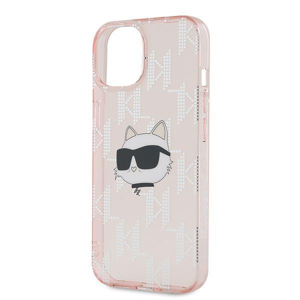 Karl Lagerfeld Klhcp13Mhklpchp Iphone13 6.1 Różowy/Pink Hardcase Iml Choupette Head & Monogram