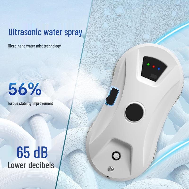 Inteligentny Robot do Mycia Okien Sterowany Zdalnie z Automatycznym Spryskiwaczem Wody i Regulowanymi Ustawieniami