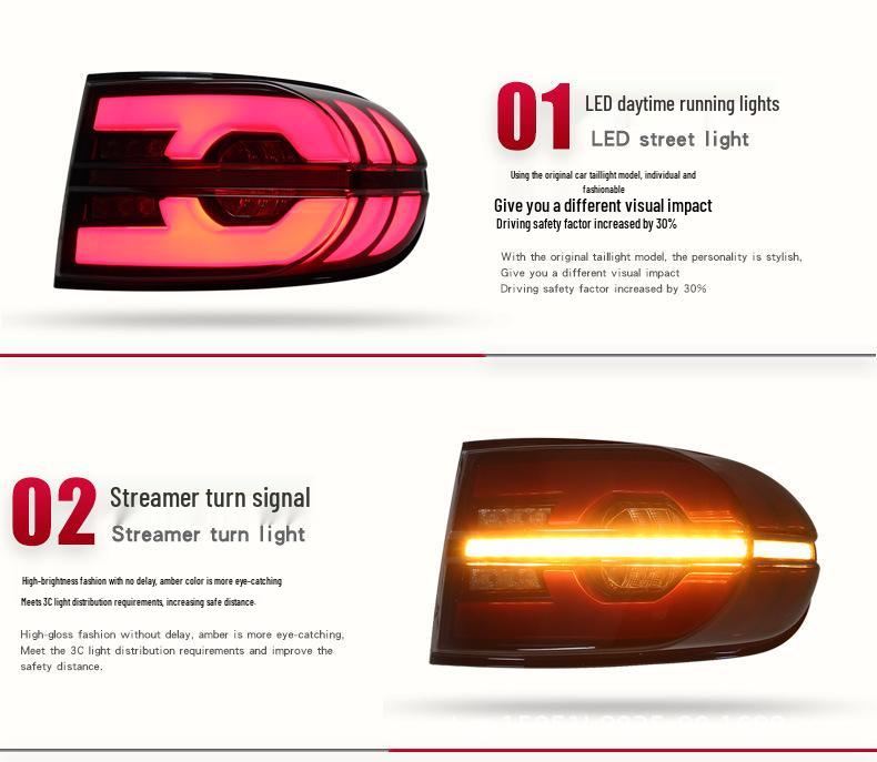 07-20 FJ Cruiser LED Taillight Assembly with Daytime Running, Brake, and Sequential Turn Signal Lights