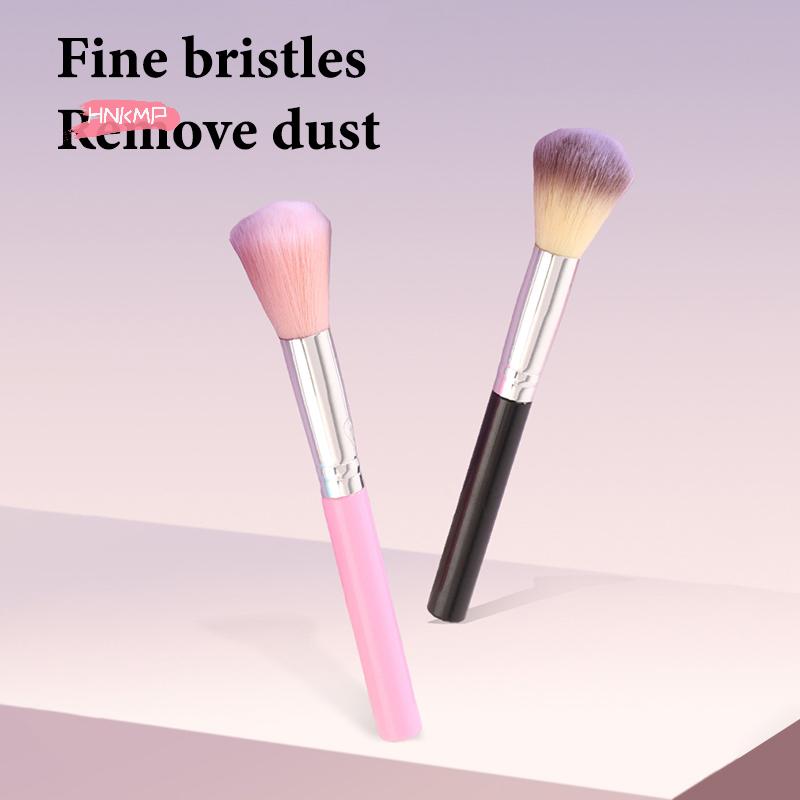 1Pc Professional Long-Handled Nail Dust Cleaning Brush Super Fluffy Nail Art Makeup Brushes for Manicure Tools