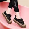 Leather Thick-soled Velvet Casual Sports Women's Shoes Autumn and Winter New Board Shoes Fashionable and Versatile