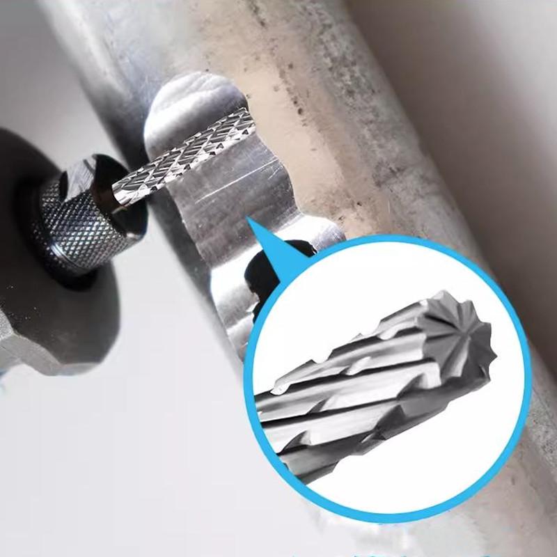 Carbide Burr Set for Dremel Rotary Tool Rasp Bits Wood Carving Accessories Attachments Cutting Burrs Grinding Engraving Porting