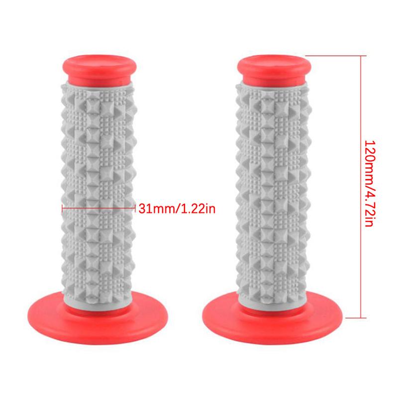 1 Pair Motocross 7/8" Handlebar Rubber Gel Hand Grips Brake Hands Handle Grip Pro Taper Motorcycle Colorful Dirt Pit Bike
