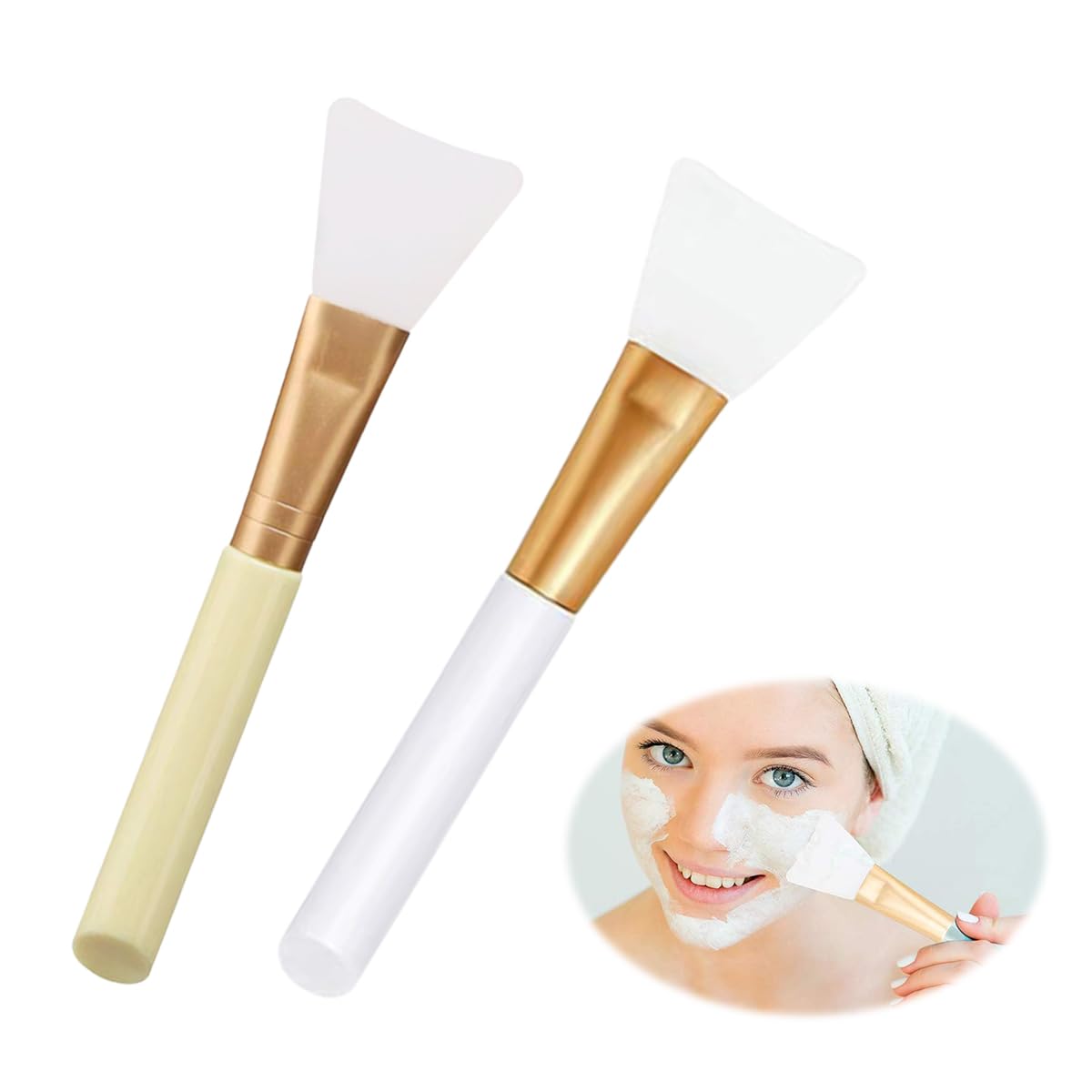 

UrbanPulse Silicone Mask Silicone Beauty Tool for DIY Facial Suitable for Sensitive Even Easy to Multifunctional Makeup Brush of and Brush, Care,