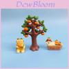 Small Resin Cat Miniature Dollhouse Decoration For Home Office Display