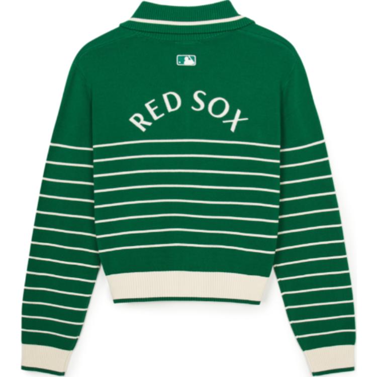 New MLB Boston Red Sox Knitwear Women's Green 3FKPV0244-43GNS