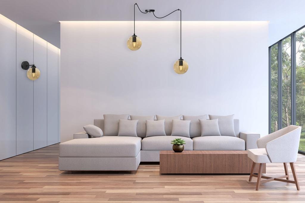 ELEGANT GLASS BALL WALL LAMP SELECTION LED