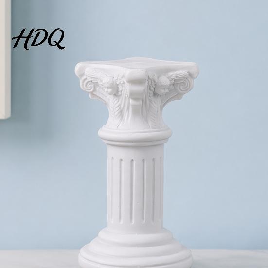 Retro Art Desktop Decor Roman Column Ornaments Resin Greek Architectural Sculptures Classic