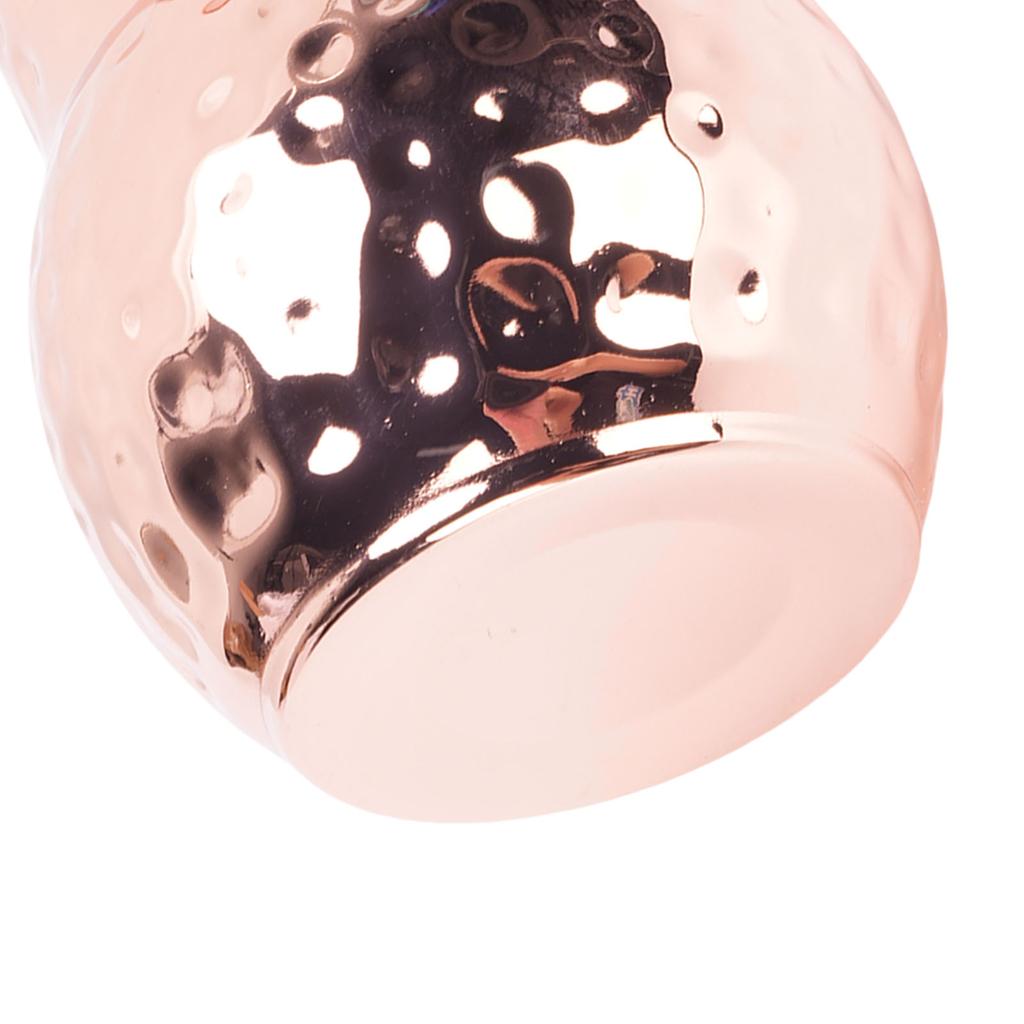 Młotkowany Kubek Różowe Złoto 400ml Stal Nierdzewna 304 Kubek do Picia na Koktajl Wino Napoje