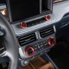 Colorful Car Center Control Air Conditioner Switches Cover Trims Button Rings