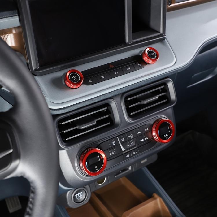 Colorful Car Center Control Air Conditioner Switches Cover Trims Button Rings