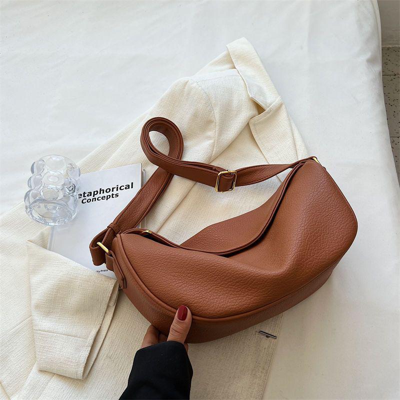 Retro Style Large Capacity Dumpling Crossbody Bag