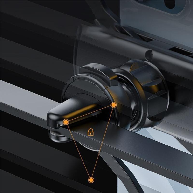 Uchwyt na telefon komórkowy do kratki nawiewu samochodowego, wspornik grawitacyjny, uniwersalny montaż dla telefonu komórkowego 4,7-6,7 cala, nawigacja GPS