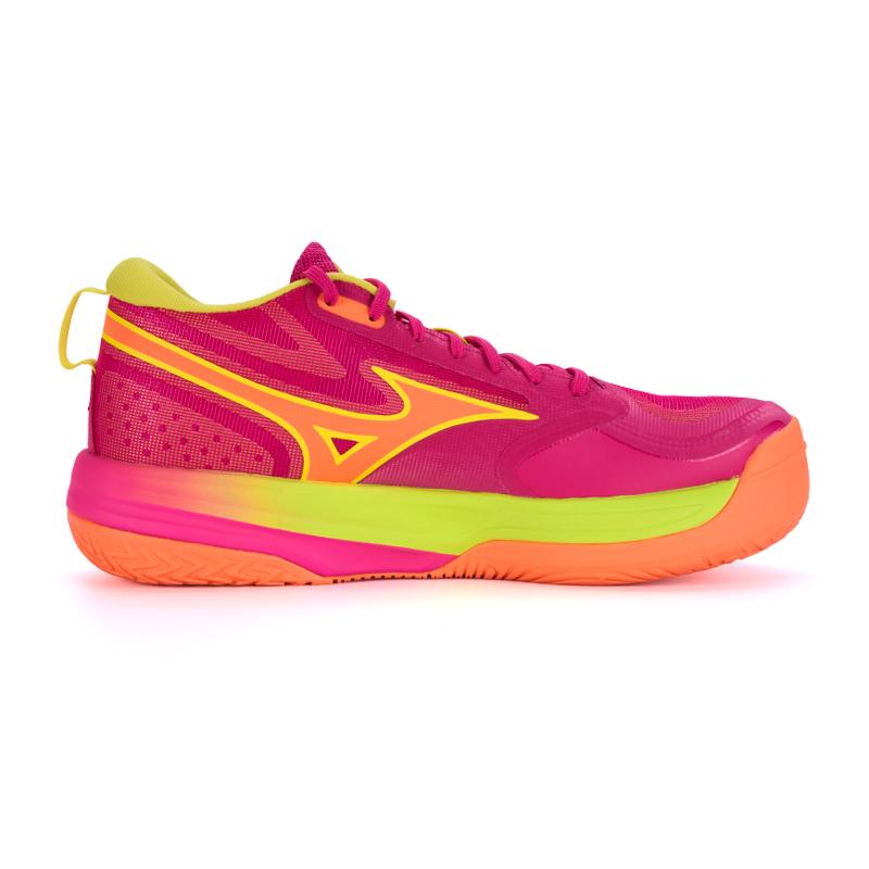 Mizuno Neo Jump Pink Tetra Fortune Yellow Light Orange Unisex Sneakers V1GA259942