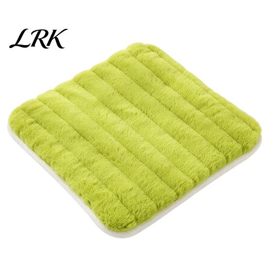 Comfortable Desk Chair Pad Plush Cushion with Ties, Fuzzy Seat Anti-slip Thickened Fluffy Bottom, Warm Winter Mat for Office Dining