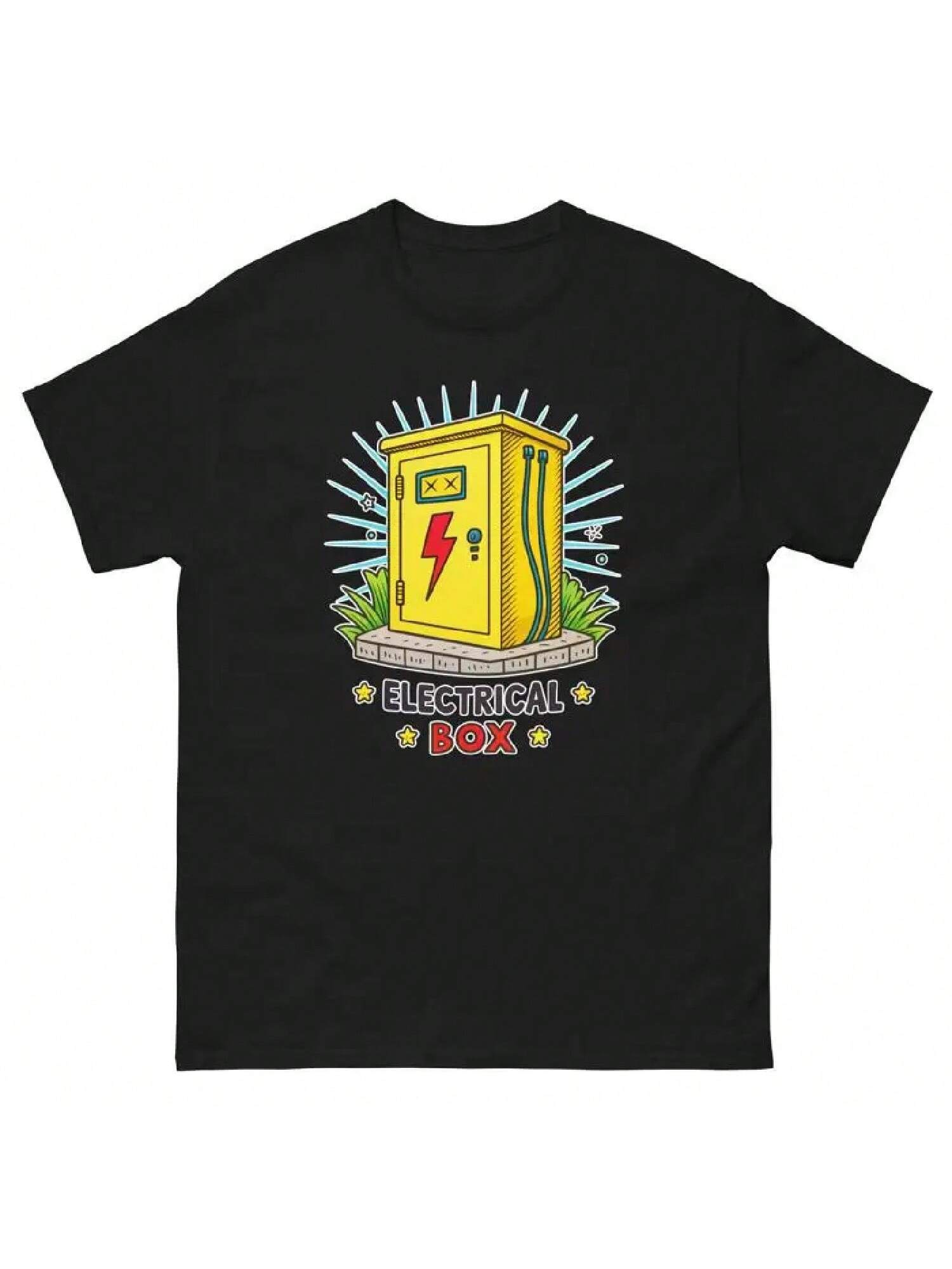 Electrical Box Object Place Item Urban T Shirt S разноцветный