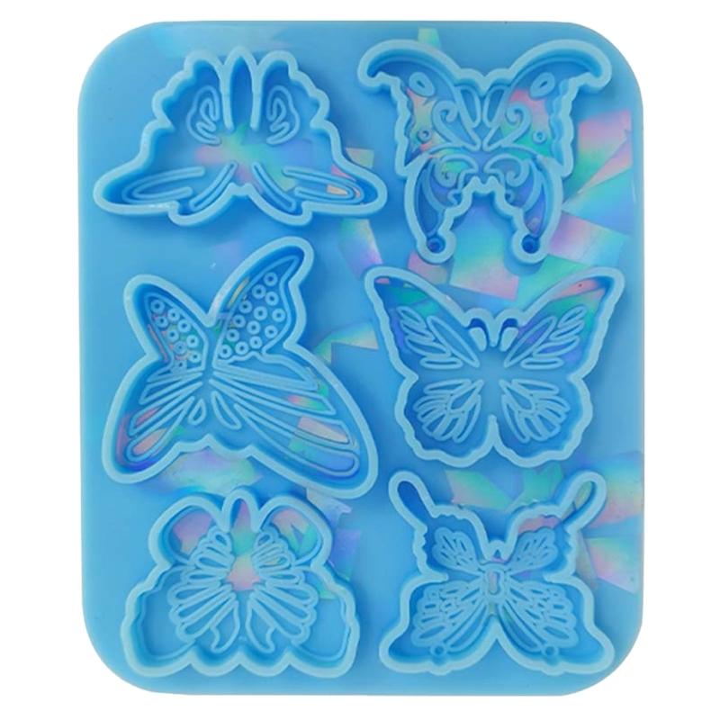 Holographic- Hairpin Silicone Mold Headdress Hair Pin Decor Casting Mold Headwear Mold DIY Craft Jewelry Making Supplies