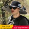 Men's Solar-Powered Cooling Hat with Fan for Outdoor Work