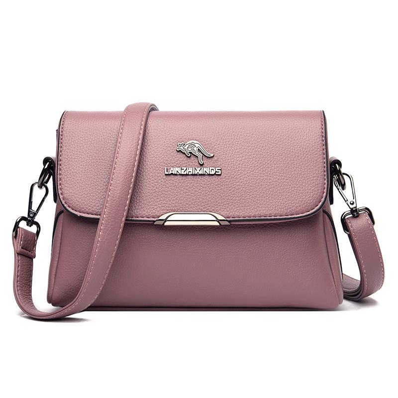 High-quality Leather Crossbody Bag Fashion Women Luxury Ladies Shoulder Messenger Bag