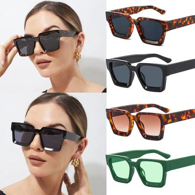 Fahion Vintage Small Square Sunglasses Men Women Retro Green Sun Glasses Unisex Ins Popular Shades Eyewear