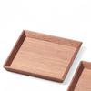 Set of 2 Wooden Plates with Urethane Made in Japan J-kitchens Coating, PID-530407,