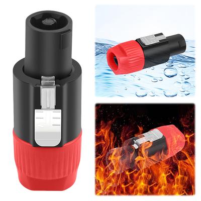 Professional Audio XLR Connector with Twist Lock 4 Pole Speakon Connectors for NL4FC NL4FX NLT4X NL2FC