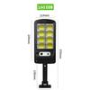 NuFeng Solar Motion Sensor Wall Light with Remote Control