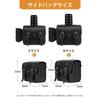 AetherTech Motorcycle Side Bags, Universal, Left and Right Set, Saddlebags, High-Density Leather, Waterproof, Large Capacity, Easy Installation, Padlo