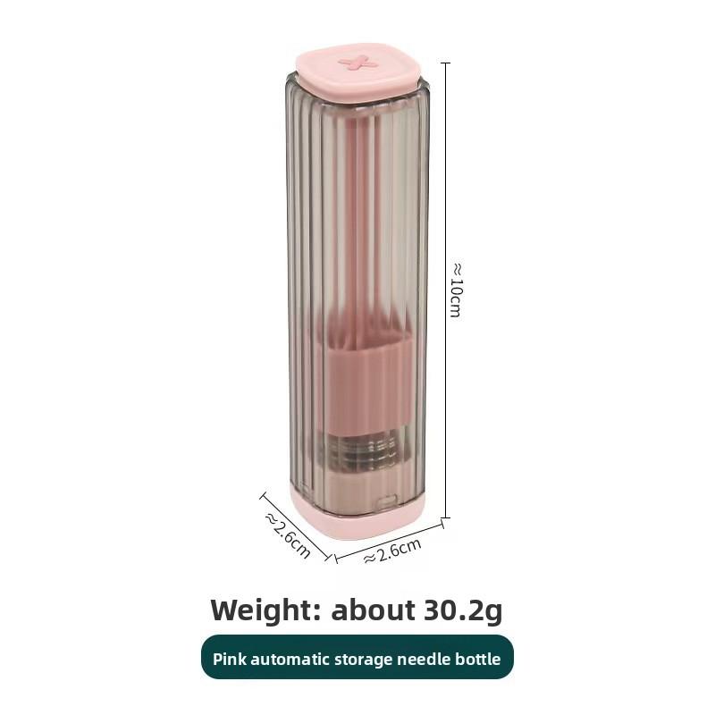 1Pcs Magnetic Suction Press Needle Box Practical and Portable Small Sewing Kit Multi Functional Thread Removal Threading Tool