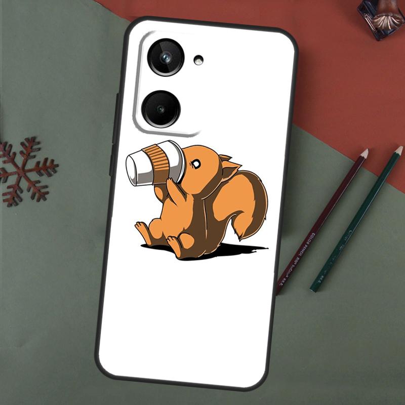 

Cartoon Squirrel Case For Realme 15 Pro GT7 GT6 C65 C67 C61 C53 C55 C51 C35 C63 C71 C75 11 12 13 14 Pro Plus Realme C75 4G