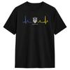 Funny Ukraine Flag Ukrainian Tryzub Trident Zelensky T-Shirts Men Round Collar Cotton T Shirt  Short Sleeve Tees Printed Tops