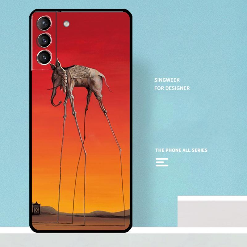 Salvador Dali Art Case For Samsung Galaxy S25 Ultra S20 S21 S22 S23 S24 Plus S9 S10 S24 FE S25 FE Phone Cover